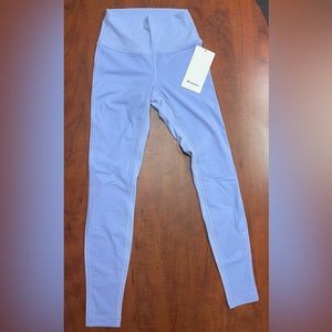 New with tags Lululemon wonder under tights leggings size 4 lavender dusk